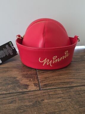Loungefly Red Minnie Embroidered Crossbody Bag